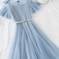 A line tulle short dress summer dress   S12