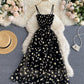 Cute A line tulle floral dress    S75