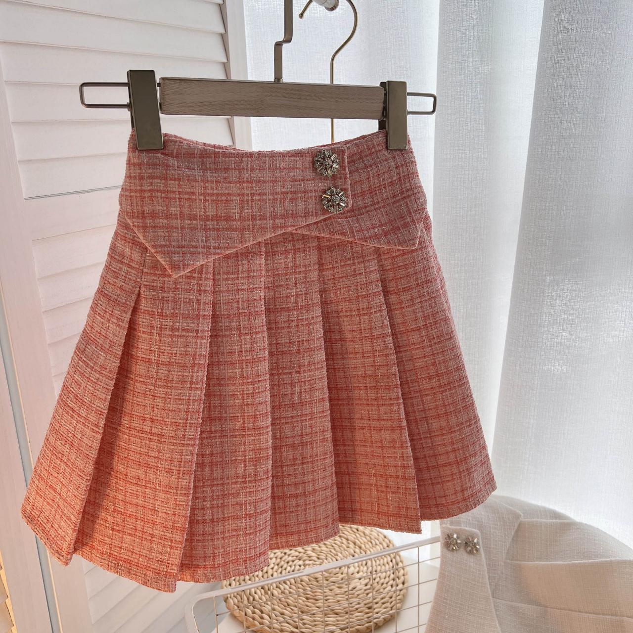 Cute A line pleated skirt   S422