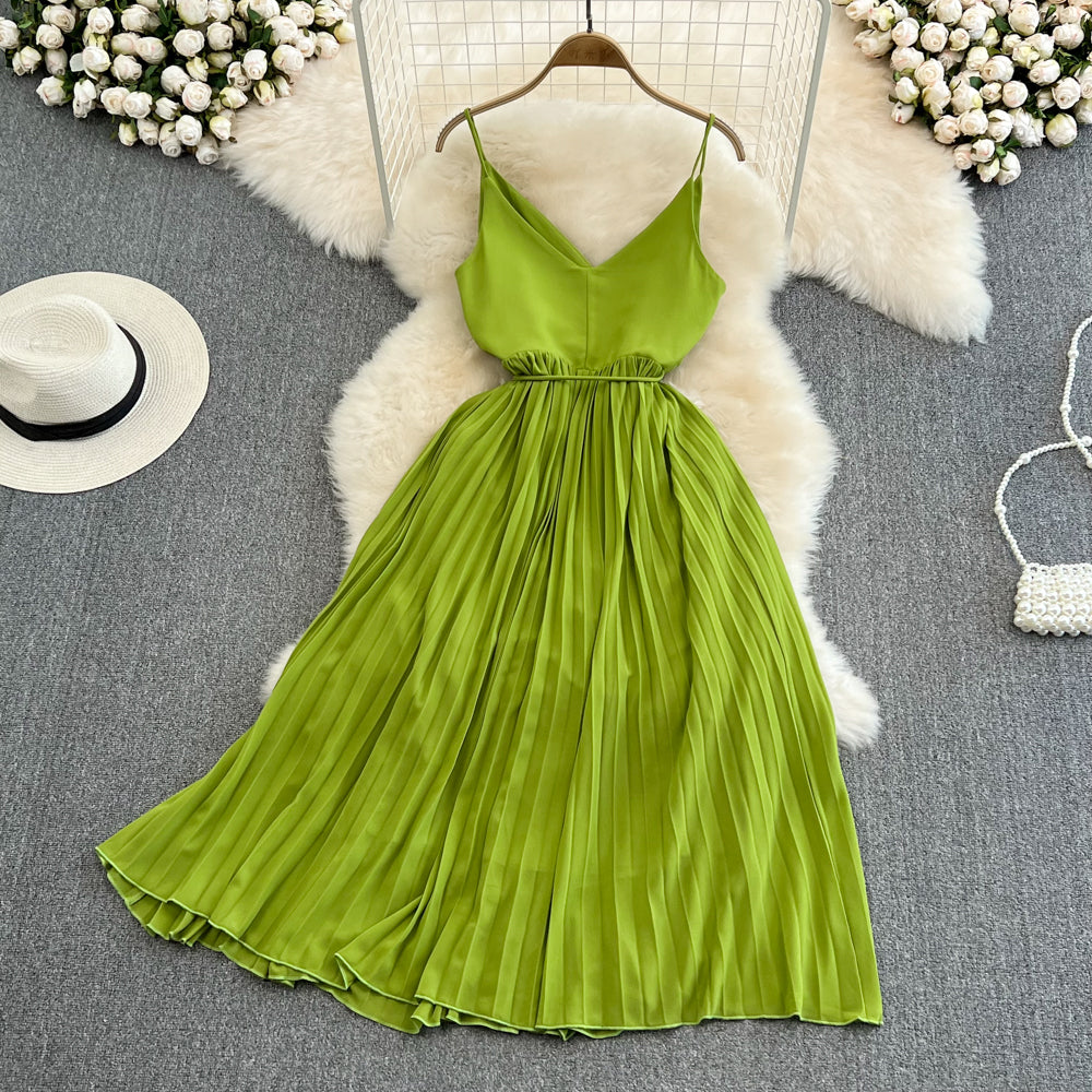 Cute v neck short dress A line fashion dress    S415