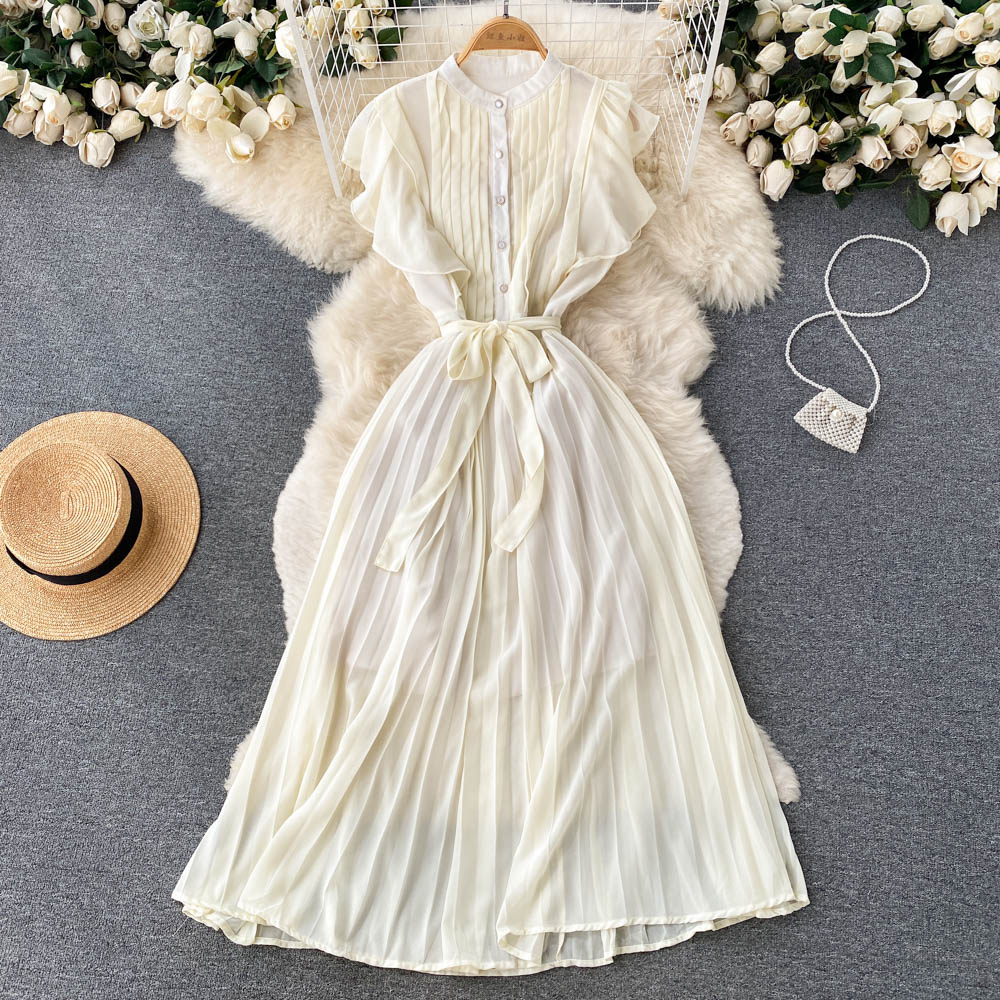 Elegant chiffon A-line dress fashion dress     S287