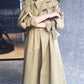 Fashion slim long outerwear autumn long-sleeved trench coat     S123