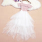Cute tulle off shoulder dress fashion dress    S120