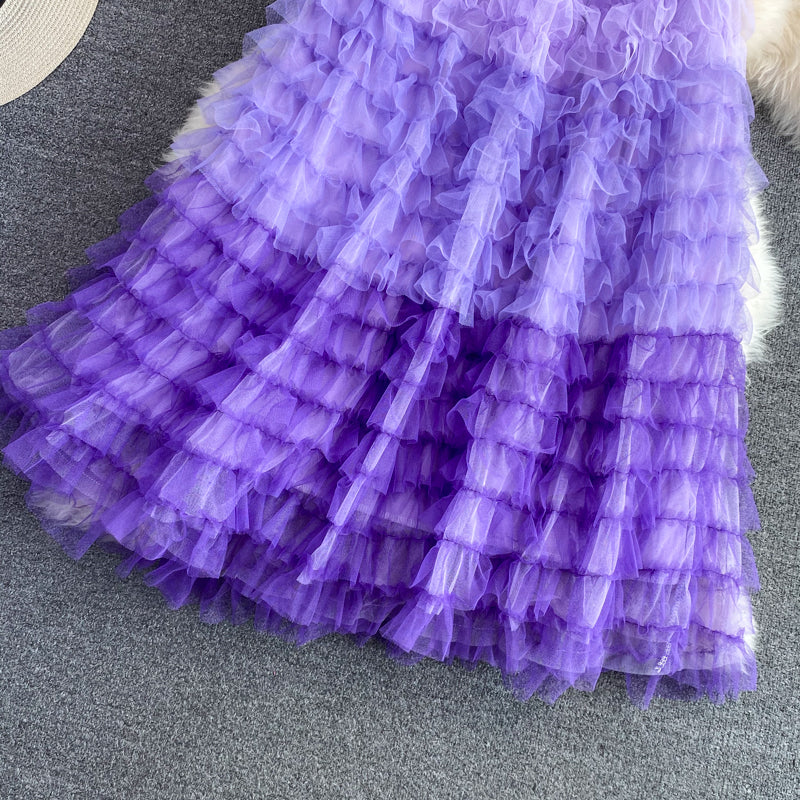 Cute A line tulle skirt fashion skirt    S432