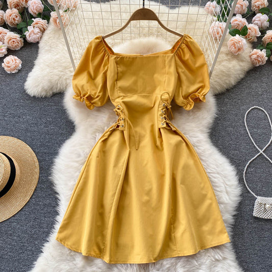 Cute A line lace up dress fashion dress    S434