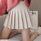 Stylish A line short skirt woolen cloth pleated skirt   S56