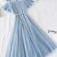 A line tulle short dress summer dress   S12