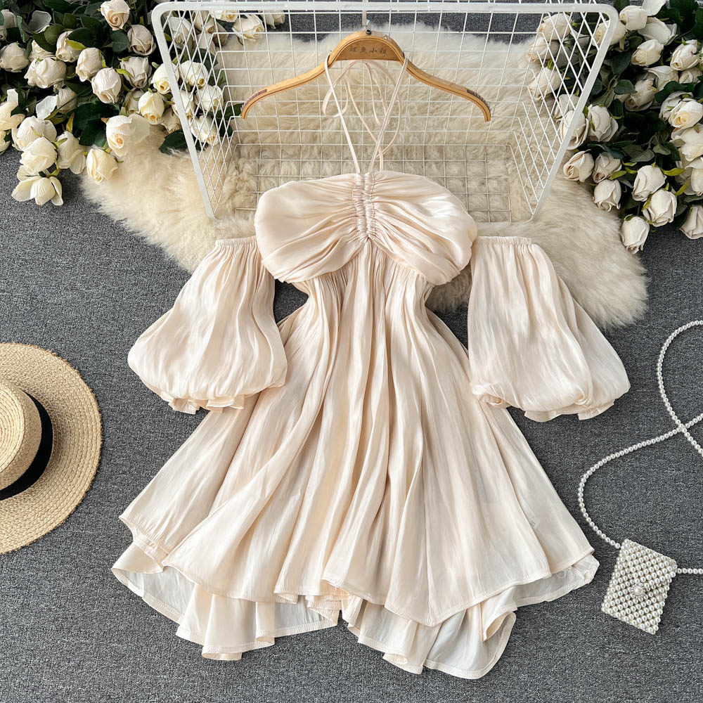 Cute A line short dress fashion dress    S158