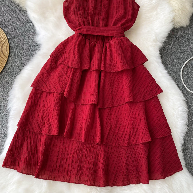 Cute A line short dress fashion girl dress      S345