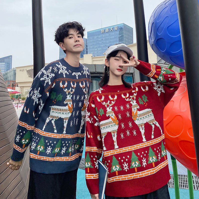 Cute Christmas couple sweater     S255