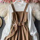 A line patchwork dress   S109