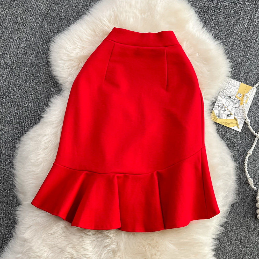 Cute A line short skirt fashion skirt    S411