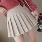 Stylish A line short skirt woolen cloth pleated skirt   S56