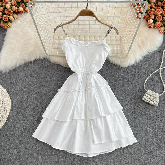 Cute A line short dress fashion dress     S510