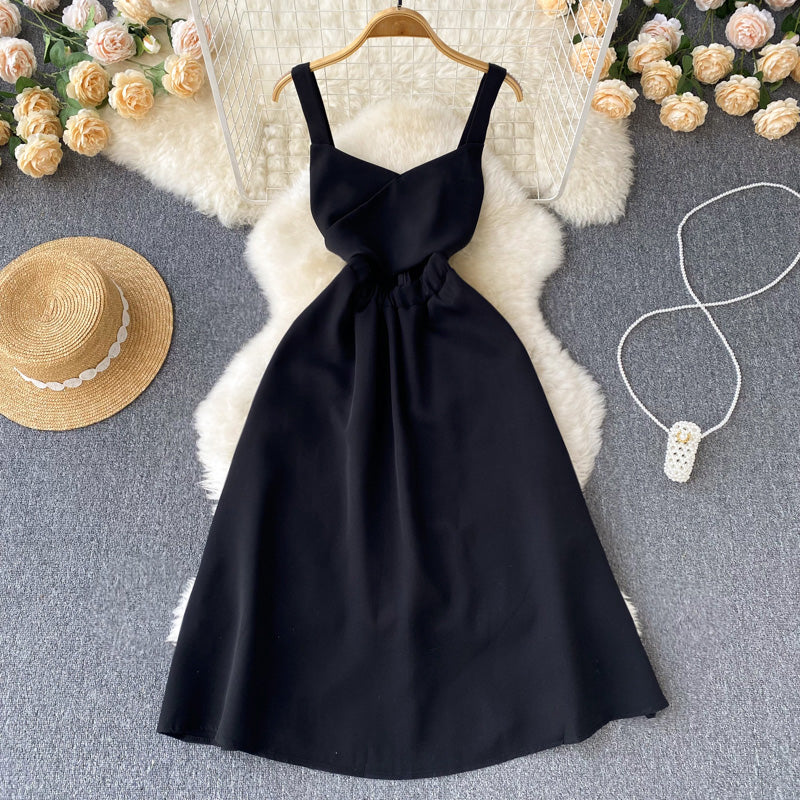 Cute A line short dress fashion dress     S358