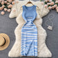 Sexy sleeveless knitted dress fashion dress     S286