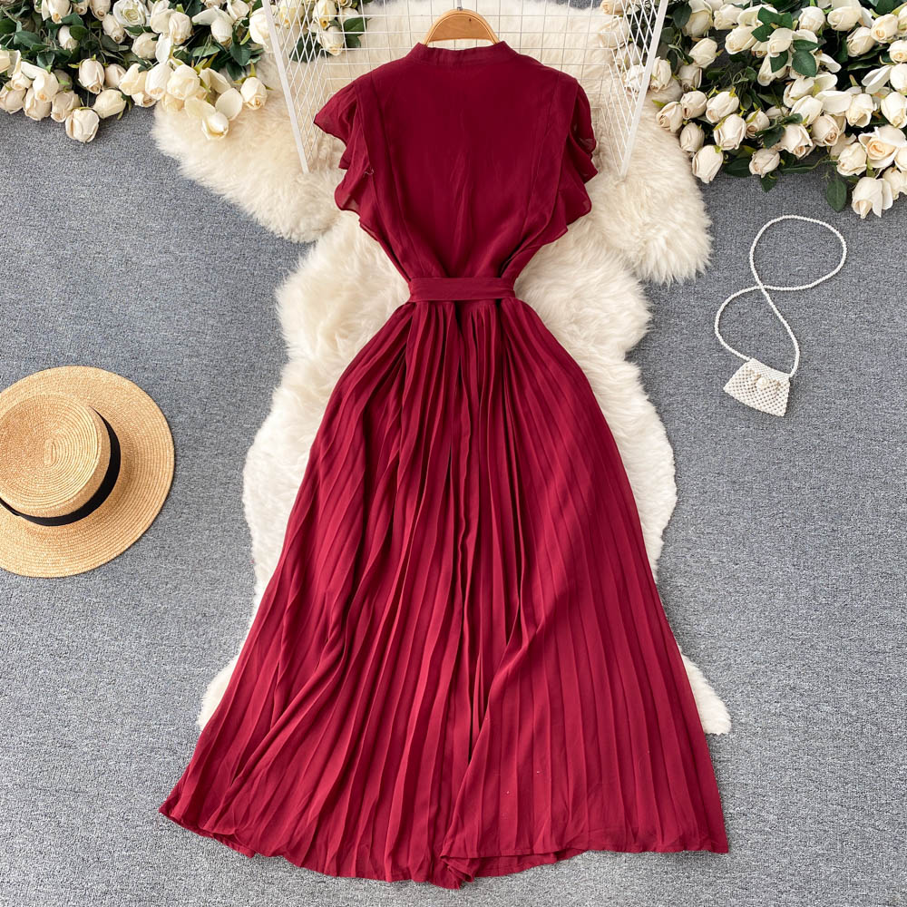 Elegant chiffon A-line dress fashion dress     S287