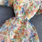 Stylish A line floral off shoulder dress fashion dress    S94