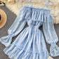 Lovely tulle long sleeve dress     S77