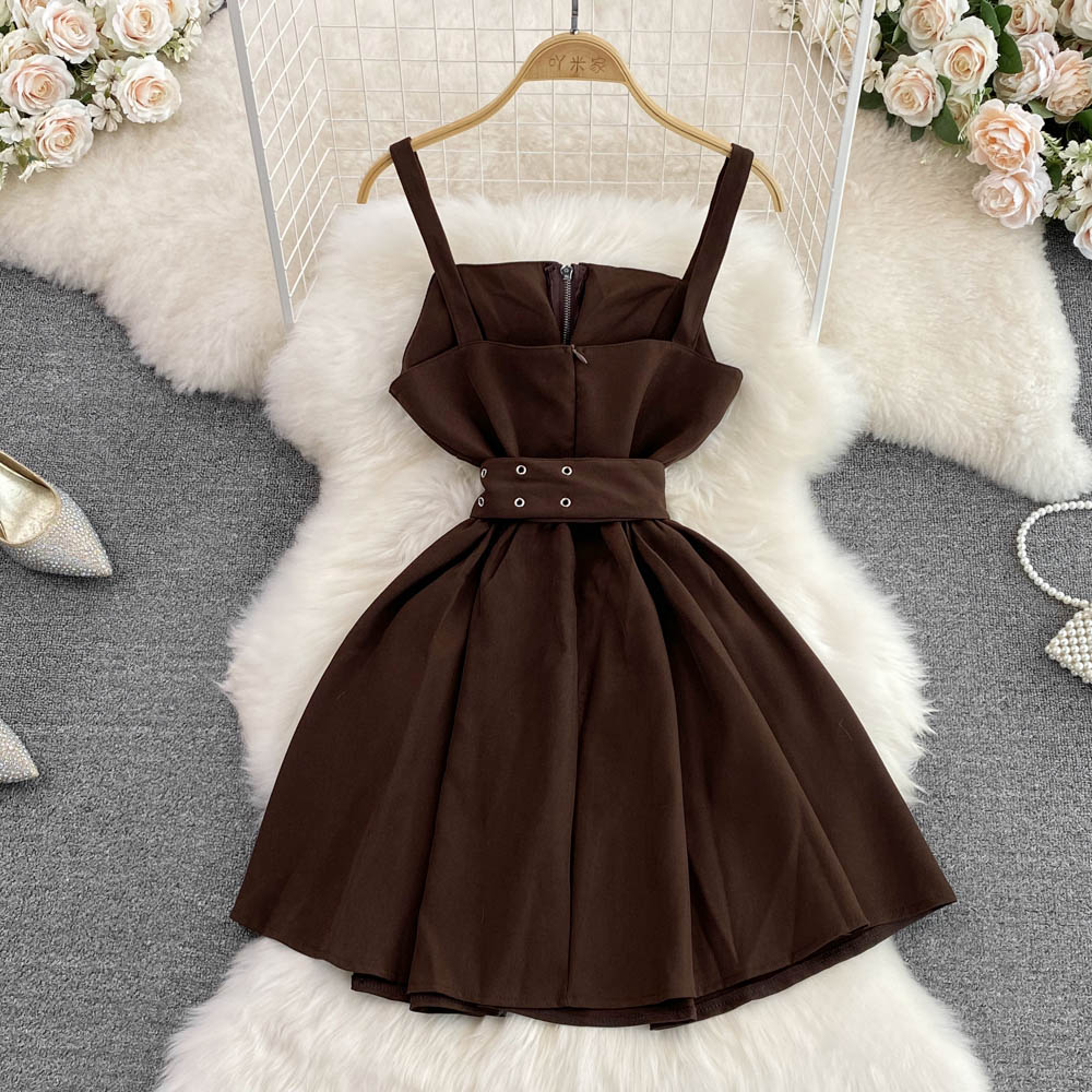 Cute A-line short dress fashion dress      S293