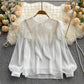 Cute bow long sleeve top      S218