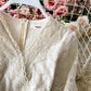 Elegant v neck lace long sleeve dress    S09