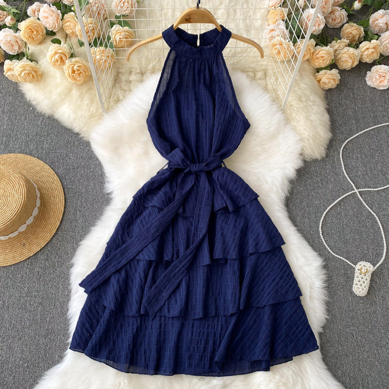 Cute A line short dress fashion girl dress      S345