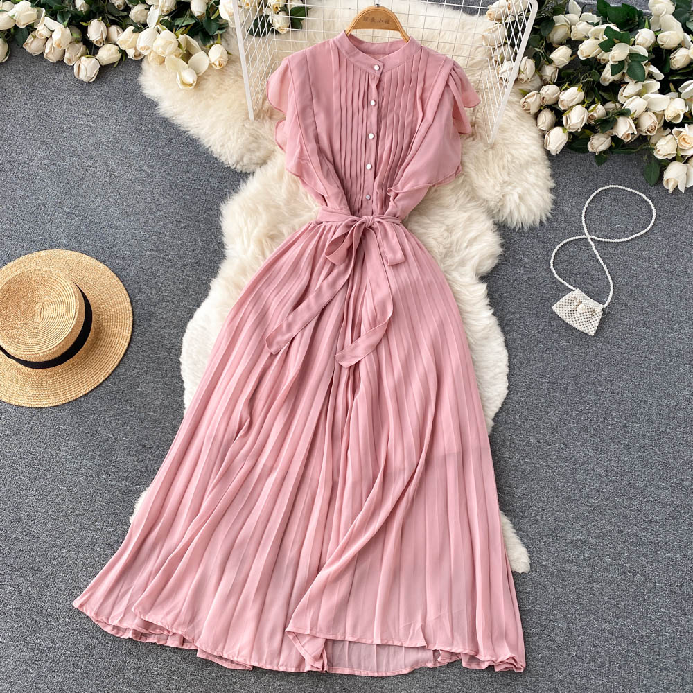 Elegant chiffon A-line dress fashion dress     S287