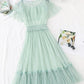Cute tulle sequins short dress summer dress    S65