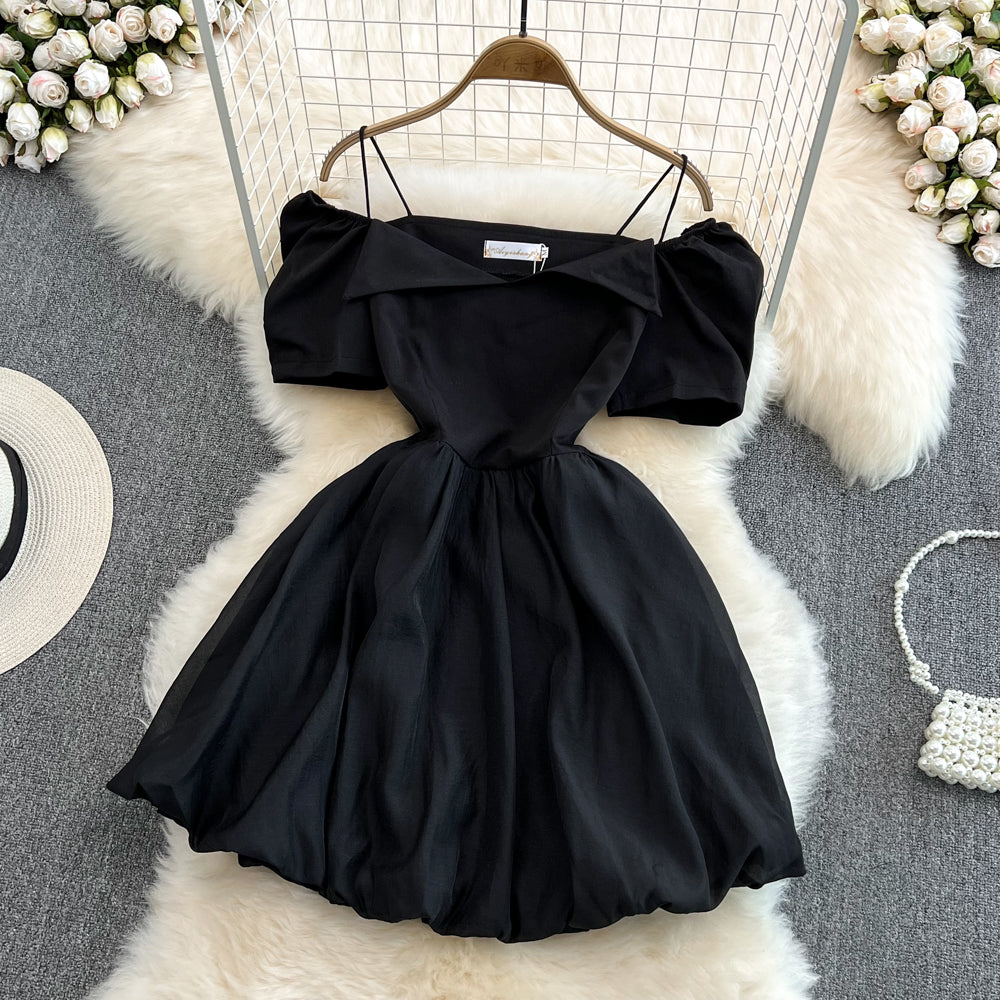 Cute A line short dress fashion dress    S405