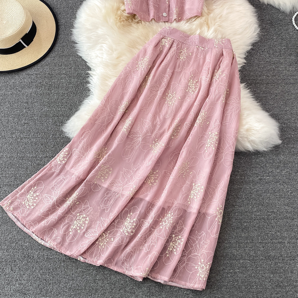 Cute two pieces dress fashion dress    S134