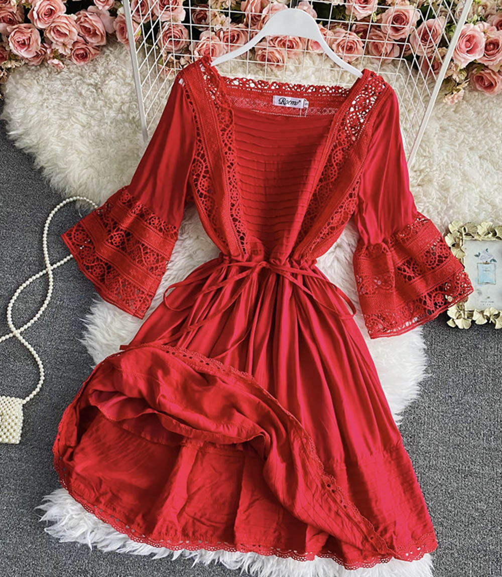 Cute A line short dress fashion dress    S288