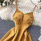 Stylish v neck lace up dress A line party dress     S99