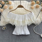 Cute crop tops fashion girl dress    S159