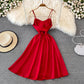 Cute satin short dress A line fashion dress    S481