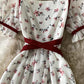 Cute A line floral dress short dress  S22