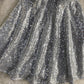 Cute A line sequins short dress   S113