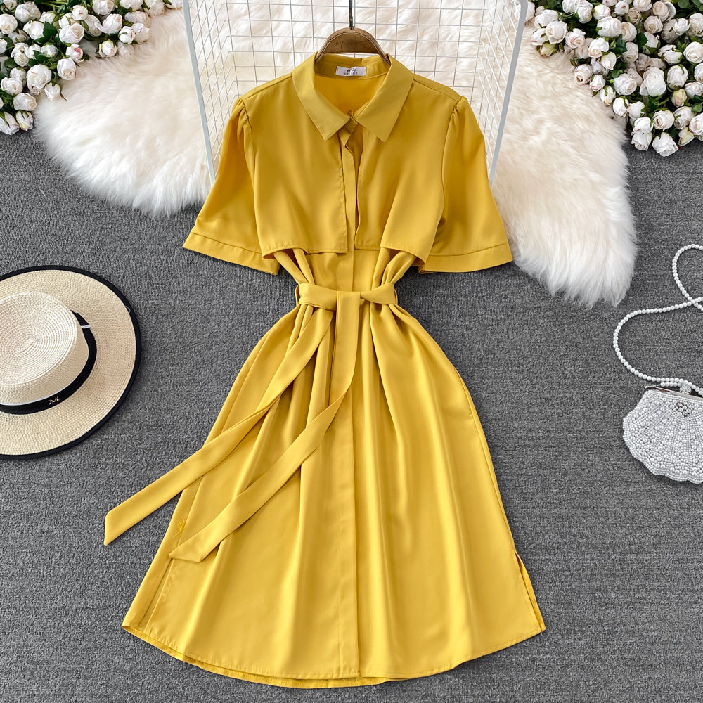 Cute chiffon short dress A line fashion dress      S216