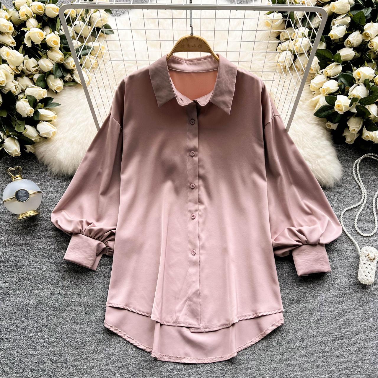 Simple long sleeve shirt    S177