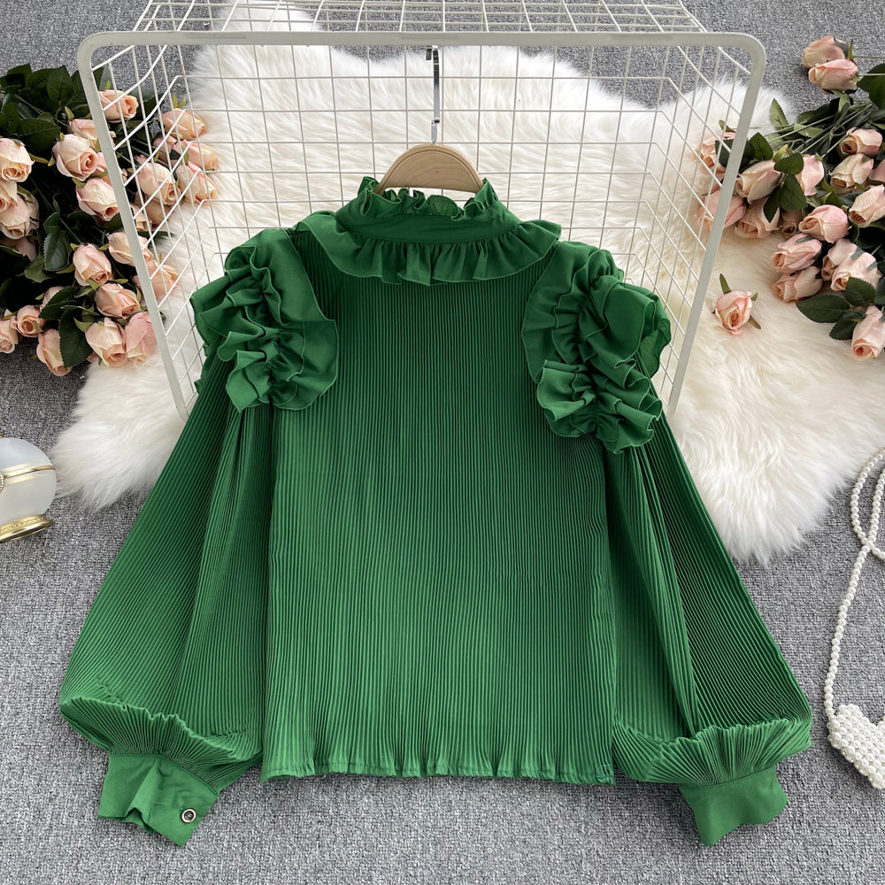 Cute chiffon top     S204