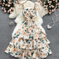 Cute A line floral dress fashion dress   S20