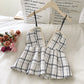 Cute hem tweed camisole     S447