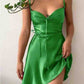 Green Spaghetti Straps Short Homecoming Dresses,Cheap Short Prom Dresses    S3168
