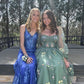 A line tulle prom dress, evening dress     S1271