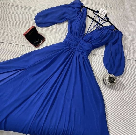 Blue prom dresses, evening dresses   S1794