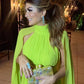 Sleeveless Floor-Length Stand Collar High Waist Women Maxi Dress    S2157