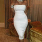 Wedding Guest Dress, white gown Evening Dress    S1331