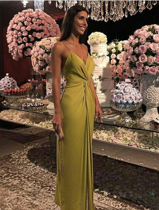 Green Prom Dresses, 2023 Prom Dresses, Long Prom Dresses     S1499