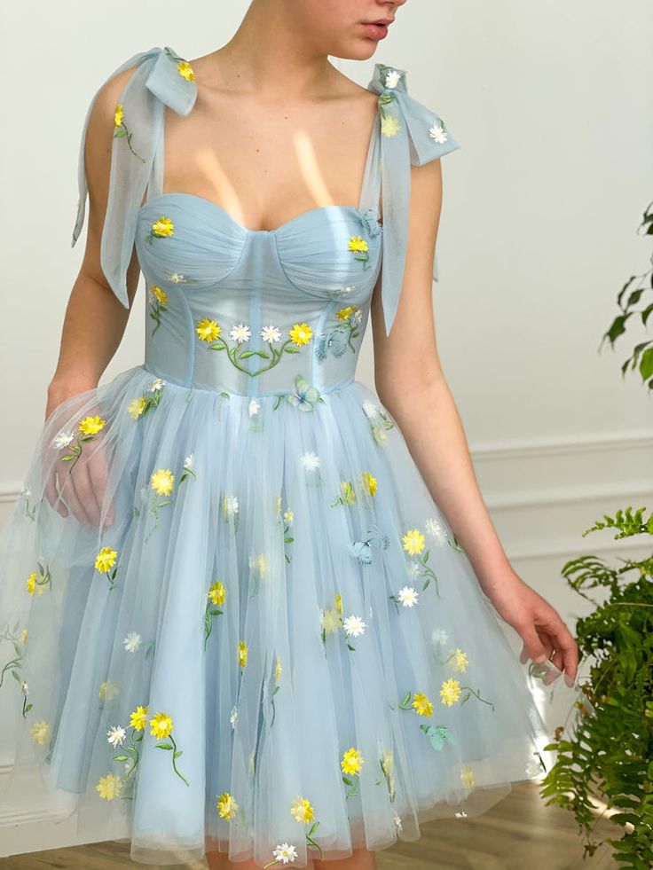 Tulle Prom Dresses, A-Line Tulle Homecoming Dresses       S2214