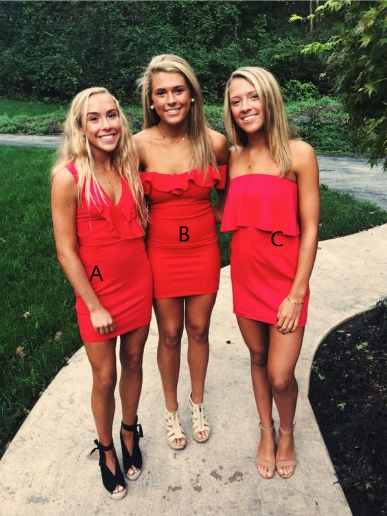 Red Summer Dress, Homecoming Dress      S2026